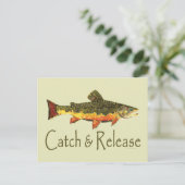 Carte Postale Pêche aux poissons (Debout devant)