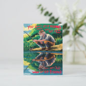 Carte Postale Pêche Avec Âge (Debout devant)