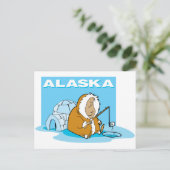 Carte Postale Pêche en Alaska (Debout devant)