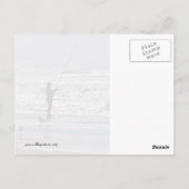 Carte Postale Pêche en eau mousseuse (Dos)