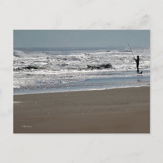 Carte Postale Pêche en eau mousseuse (Devant)