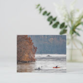 Carte Postale Pêche en kayak (Debout devant)