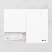 Carte Postale Pêche en kayak (Dos)
