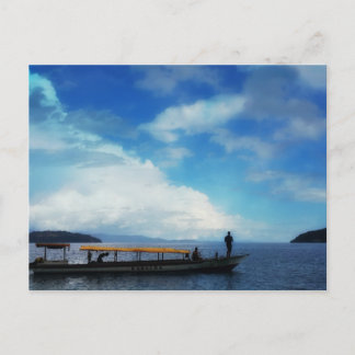 Carte Postale Pêche. Halmahera Est. Indonésie