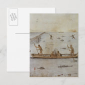 Carte Postale Pêche indienne (Devant / Derrière)