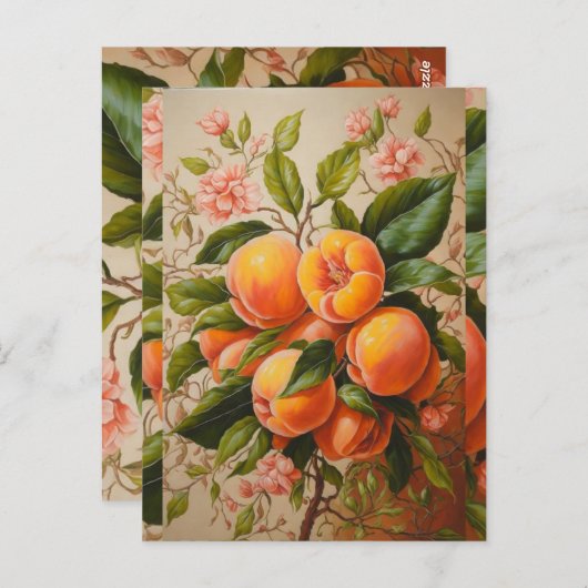 Carte Postale Pêche juteuse (Devant / Derrière)