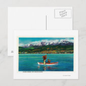 Carte Postale Pêche saumon à Port Angeles (Devant / Derrière)