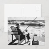 Carte Postale Pêche terminée (Devant / Derrière)