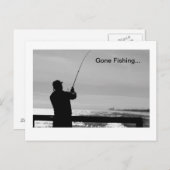 Carte Postale Pêche terminée (Devant / Derrière)