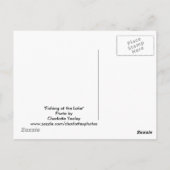 Carte postale "Pêcher au lac" (Dos)