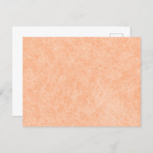 Carte Postale Pêcher Fuzz Faux Cuir