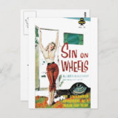 Carte Postale Pécher Sur Roues Pulp Fiction (Devant / Derrière)