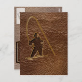 Carte Postale Pêcheur à l'air de cuir (Devant / Derrière)