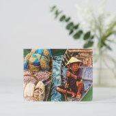 Carte Postale Pêcheur au Vietnam - Asie (Debout devant)