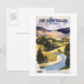 Carte Postale Pêcheur dans la vallée de l'Eden (Devant / Derrière)