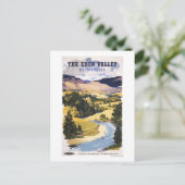 Carte Postale Pêcheur dans la vallée de l'Eden (Debout devant)