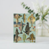 Carte Postale Pêcheur de poissons Tropical Poisson Océan Pêche E (Debout devant)