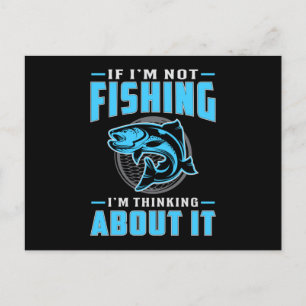 Carte Postale Pêcheur Pêche Amour Pêche Rod Poisson Drôle Cadeau