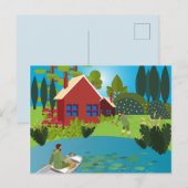 Carte Postale Pêcheurs (Devant / Derrière)