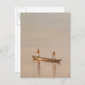 Carte Postale Pêcheurs du Kerala (Devant / Derrière)