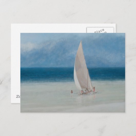 Carte Postale Pêcheurs Kilifi 2012 (Devant / Derrière)