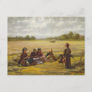 Carte Postale Pêcheurs reposant au soleil, Berkshire, 1865