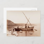 Carte Postale Pêcheurs sur la mer de Galilée (Devant / Derrière)