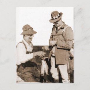 Carte Postale Pêcheurs vintages