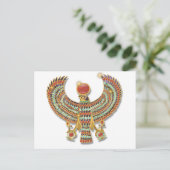 Carte Postale Pectoral du faucon de l'Égypte antique (Debout devant)