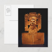 Carte Postale Pectorale du dieu Xipe Totec (Devant / Derrière)