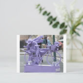 Carte Postale Pedaller violet (Debout devant)