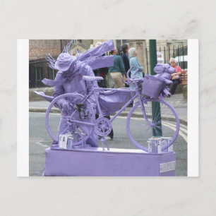 Carte Postale Pedaller violet