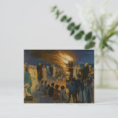 Carte Postale Peder Severin Kroyer - Feu de la veille de la Sain (Debout devant)