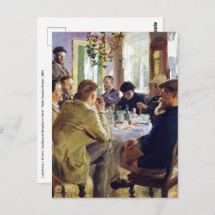 Carte Postale Peder Severin Kroyer - Heure du déjeuner