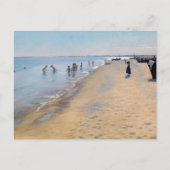 Carte Postale Peder Severin Kroyer - Jour d'été sur la plage de  (Devant)