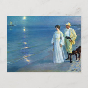 Carte Postale Peder Severin Krøyer Soirée d'été Skagen Beach