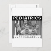 CARTE POSTALE PÉDIATRIE - CODE BARRES INESTIMABLE (Devant / Derrière)