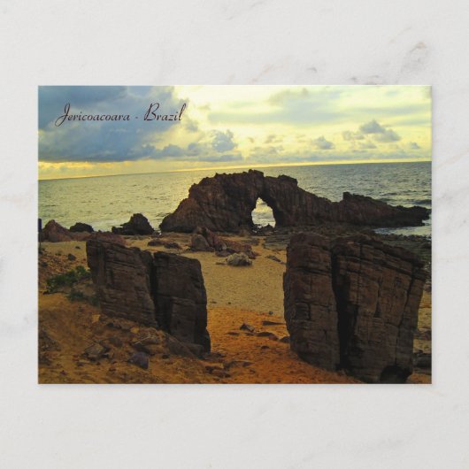 Carte Postale Pedra Furada, Jericoacoara, Brésil (Devant)