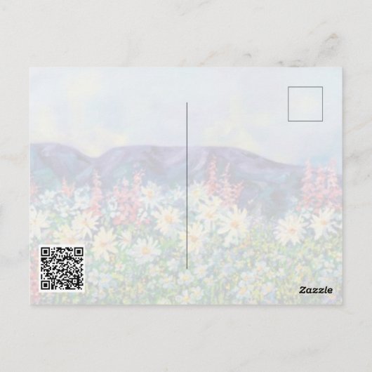 Carte postale Peek-a-Bear de l'Alaska (Dos)