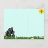 Carte postale Peek-A-Boo Gorilla (Dos)