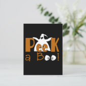 Carte Postale Peek A Boo Halloween T-shirts et cadeaux (Debout devant)