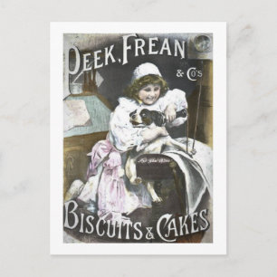 Carte Postale Peek, Frean & Co. Biscuits et gâteaux Vintage Ad