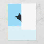 Carte Postale Peekaboo | Pic De Chat Autour De La Peinture De Co (Devant)