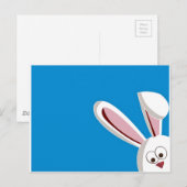 Carte Postale Peeking Bunny (Devant / Derrière)