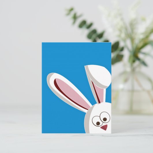 Carte Postale Peeking Bunny (Debout devant)