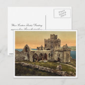 Carte Postale Peel, Cathédrale Saint-Germain, Île de Man, Anglet (Devant / Derrière)