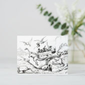 Carte Postale Peeps préhistoriques, 1894 (Debout devant)