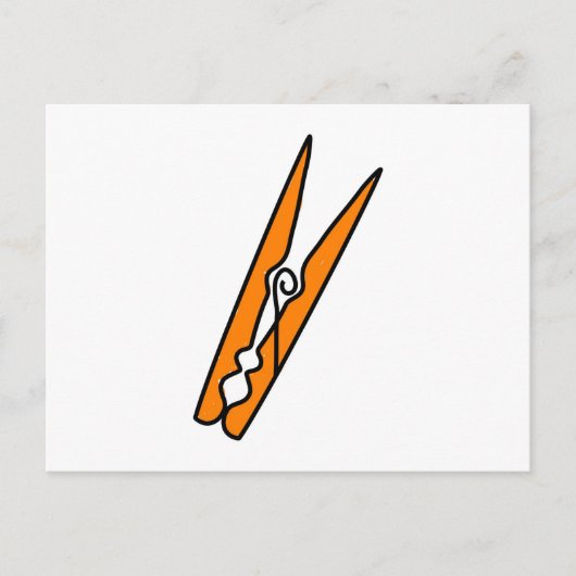 Carte Postale Peg de vêtements (Devant)