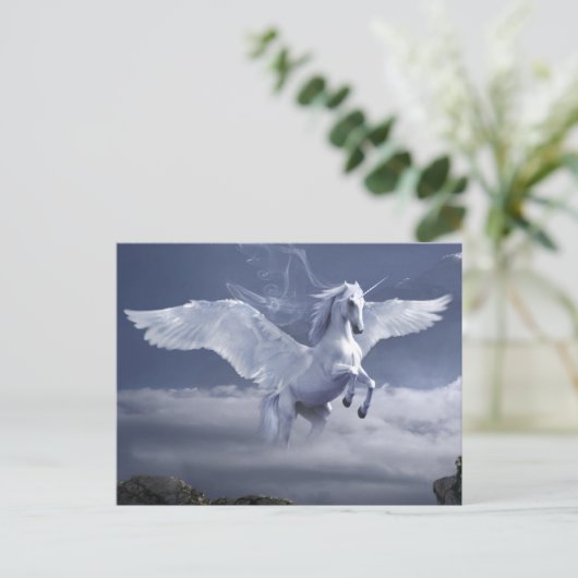 Carte Postale Pégase en vol (Debout devant)