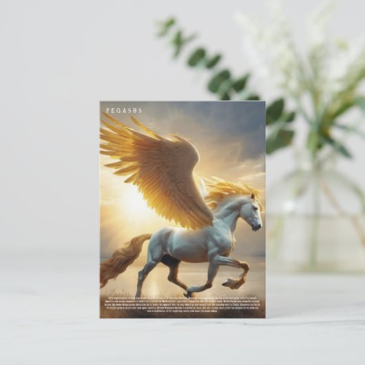 Carte Postale Pegasus (Debout devant)